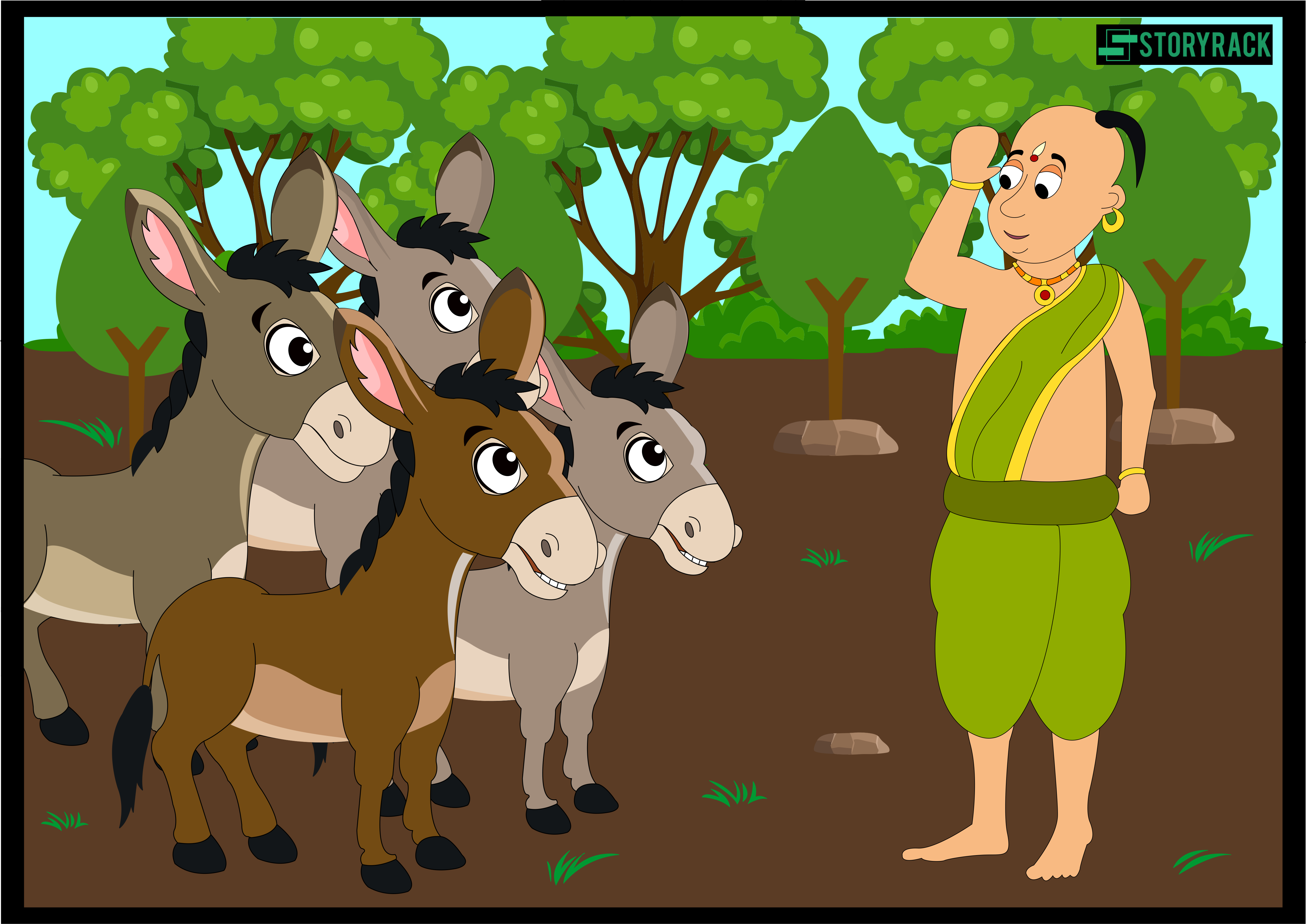 Tenali Salutes the Donkey