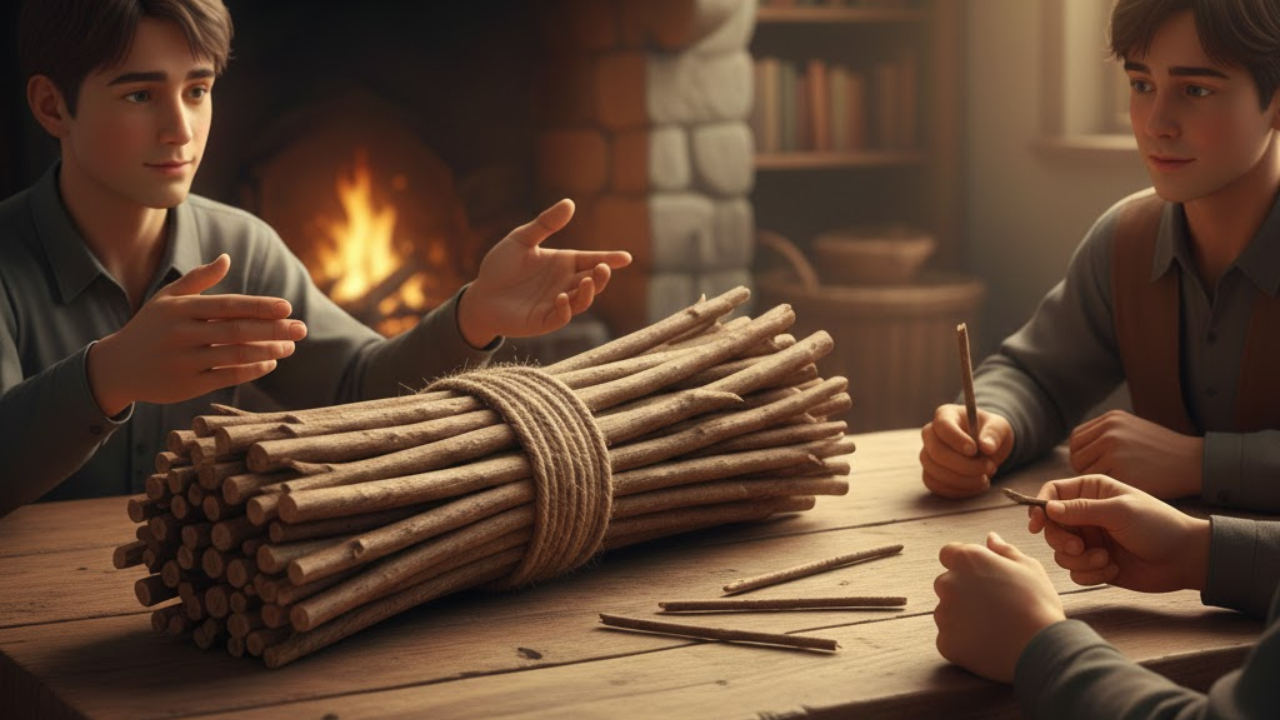Bundle of Sticks Short Story – Moral Story for Kids