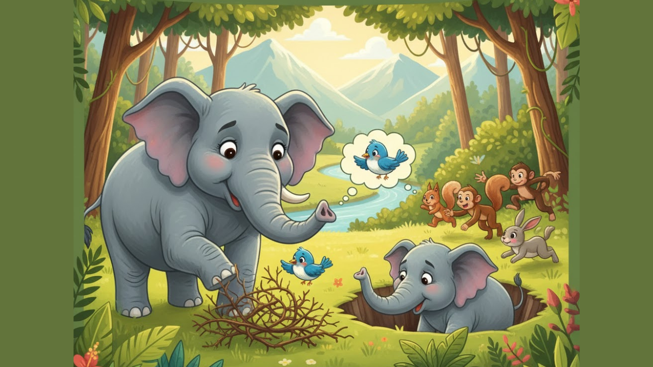 The Kind Elephant Story for Kids – Moral Story About Kindness and Compassion
