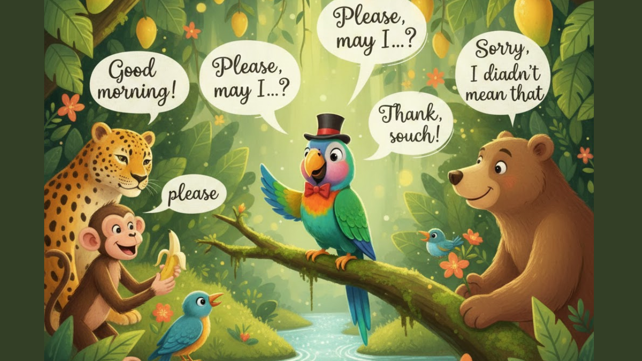The Polite Parrot: A Heartwarming Kids’ Story on Manners